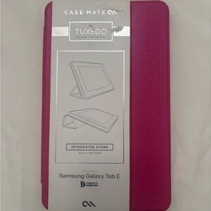 Case-Mate Tuxedo Pink Cover for Samsung Galaxy Tab E